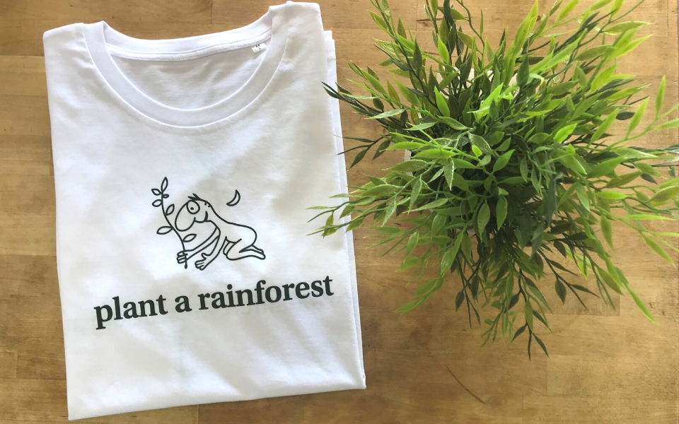 white plant a rainforest tshirt