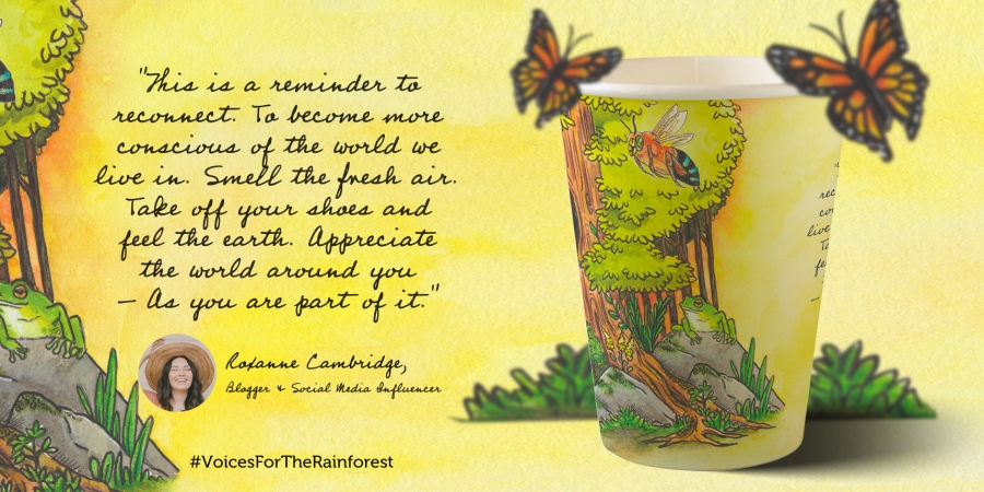 Roxanne Cambridge #VoicesForTheRainforest Cup