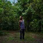 Andrew John Solomon, a Kuku Yalanji traditional owner of the Daintree, which was regenerated by Rainforest Rescue over a 10 year period. Photo by Sean Davey/Guardian