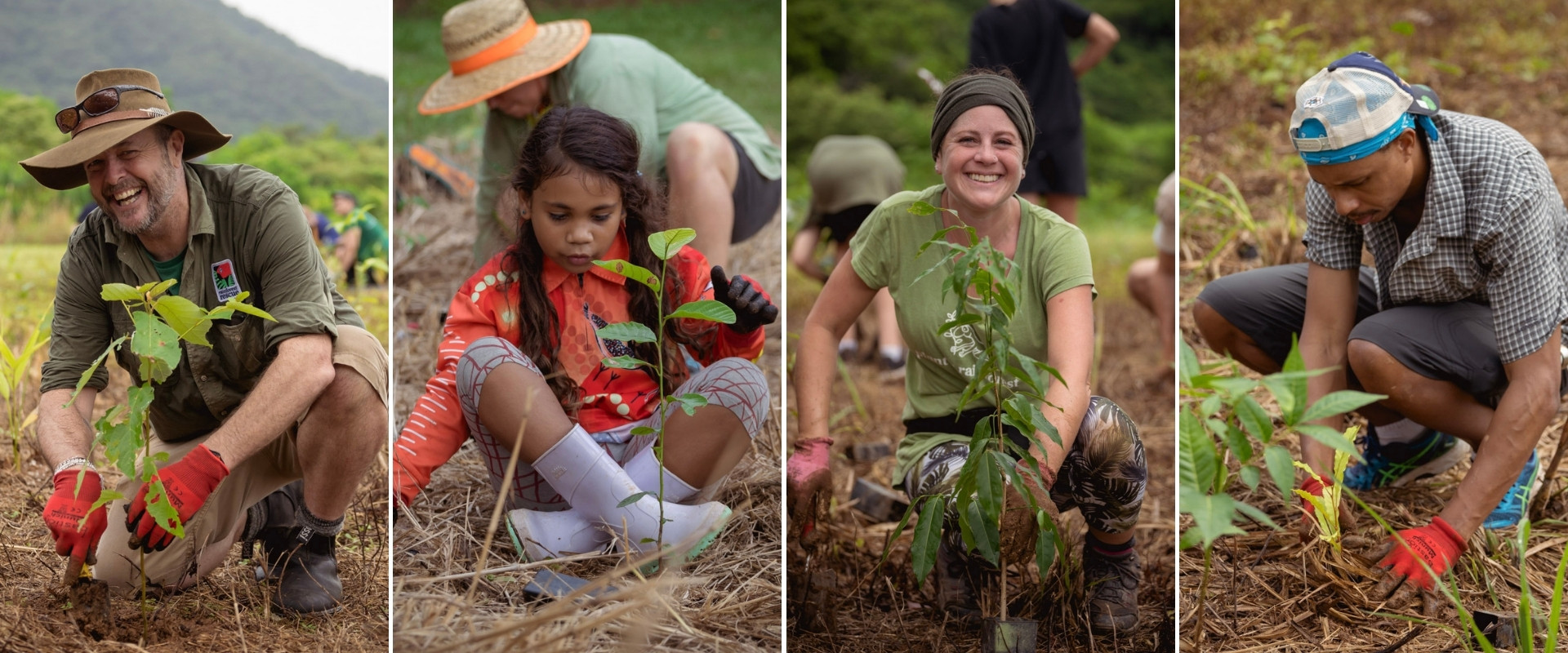 Rainforest Rescue 2022 Tree Planting Day (Martin Stringer & Silvia Di Domenicantonio)