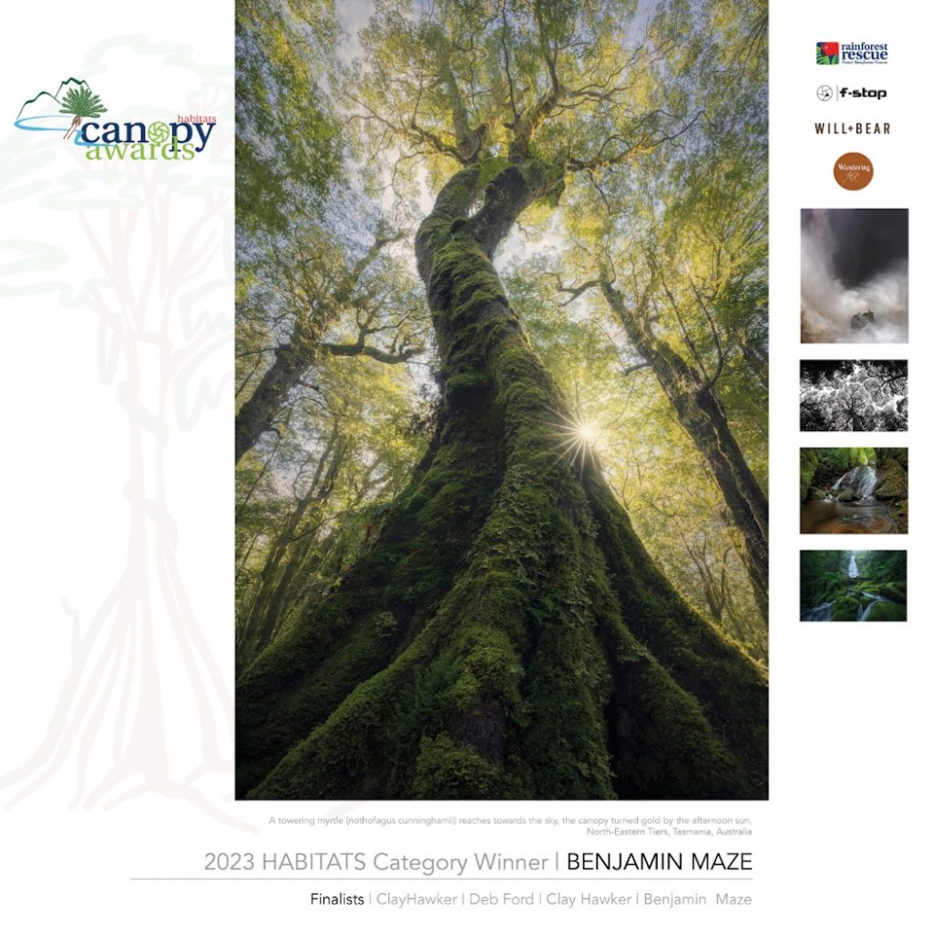 Canopy Awards 2023 - Habitats winning image from Benjamin Maze