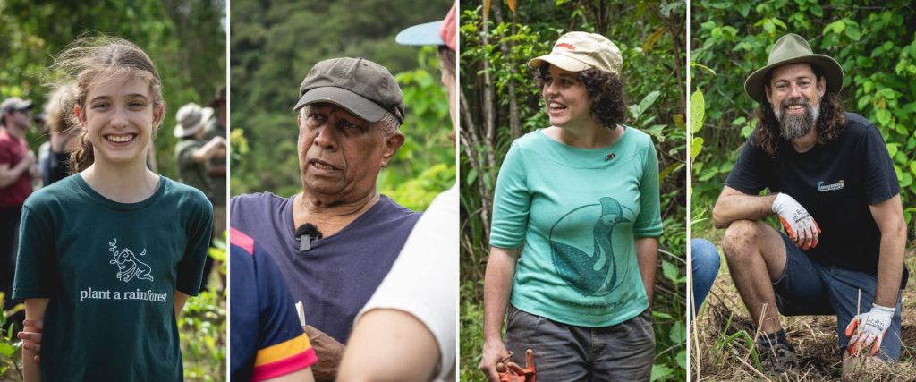 Rainforest Rescue 2024 Annual Community Tree Planting Attendees